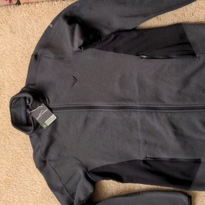 Eddie Bauer men's heathered stretch fleece jacket